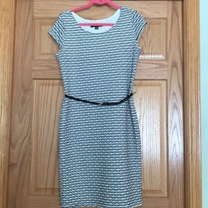 Black and white summer dress